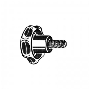 DIN 6336 L Star Grip, Type L Knob Bolt